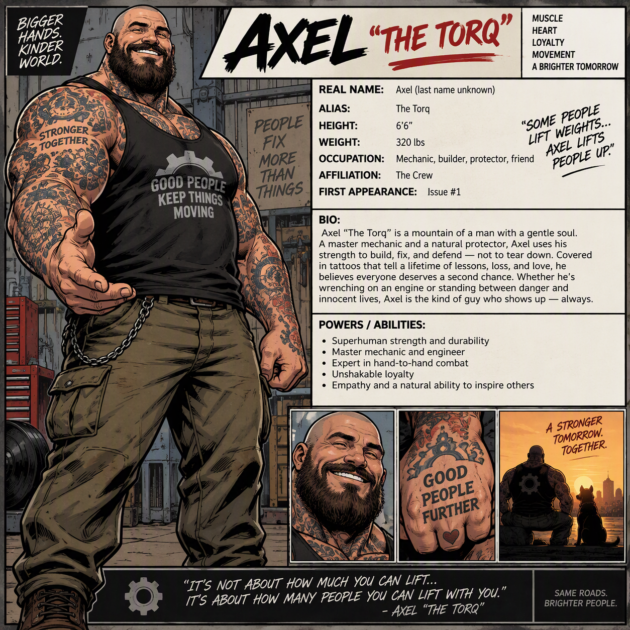 Axel Graphic Novel Dossier