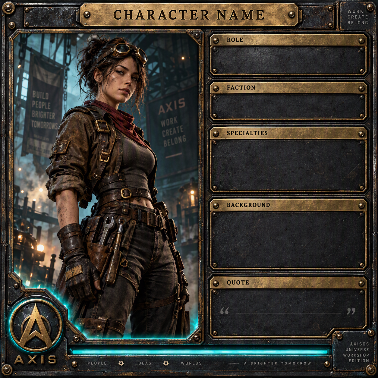 Workshop Edition Card Layout